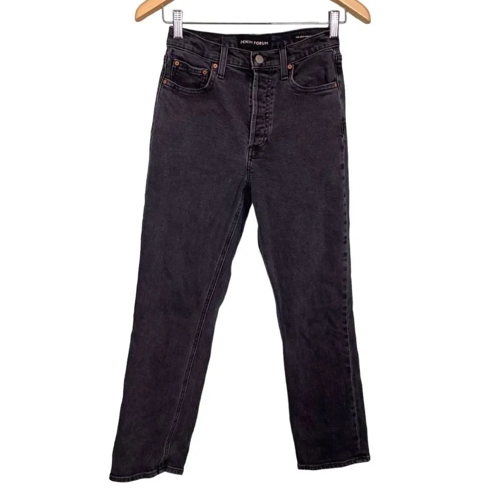 Aritzia Denim Forum Arlo High Rise Straight Leg Jeans 24 - Picture 9 of 15